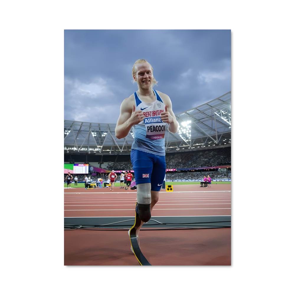Poster Jonnie de peacock